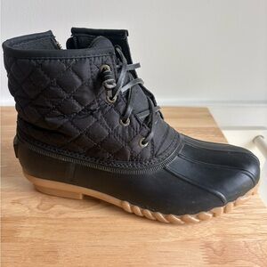 Nautica Dorsay Duck Boots – Women’s Size 8 – Black Snow/Rain Boots
